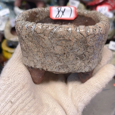 粗陶花盆手工花盆制作