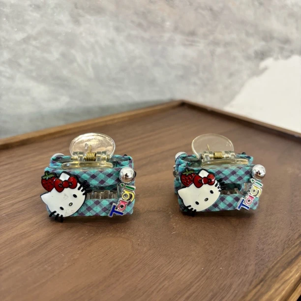 kt长方形发夹FJ1270（一对）