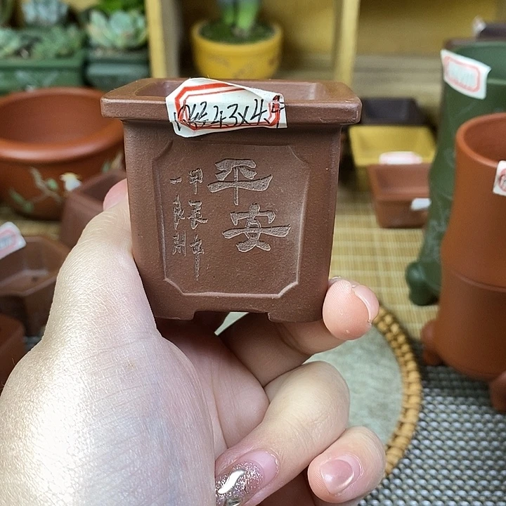 琉璃手工艺品宜兴紫砂精品花盆