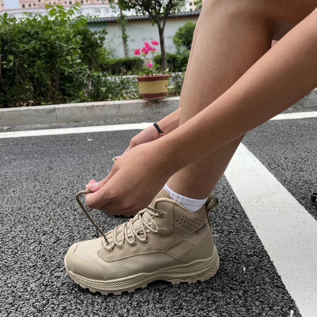 丹普森丹普森专业户外男女防滑耐磨透气轻便登山徒步鞋沙漠战术靴