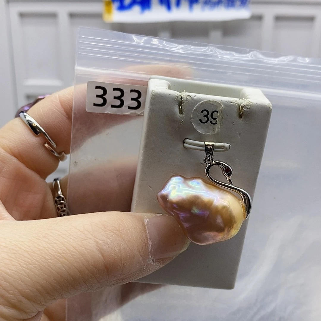 颈饰合金淡水珍珠