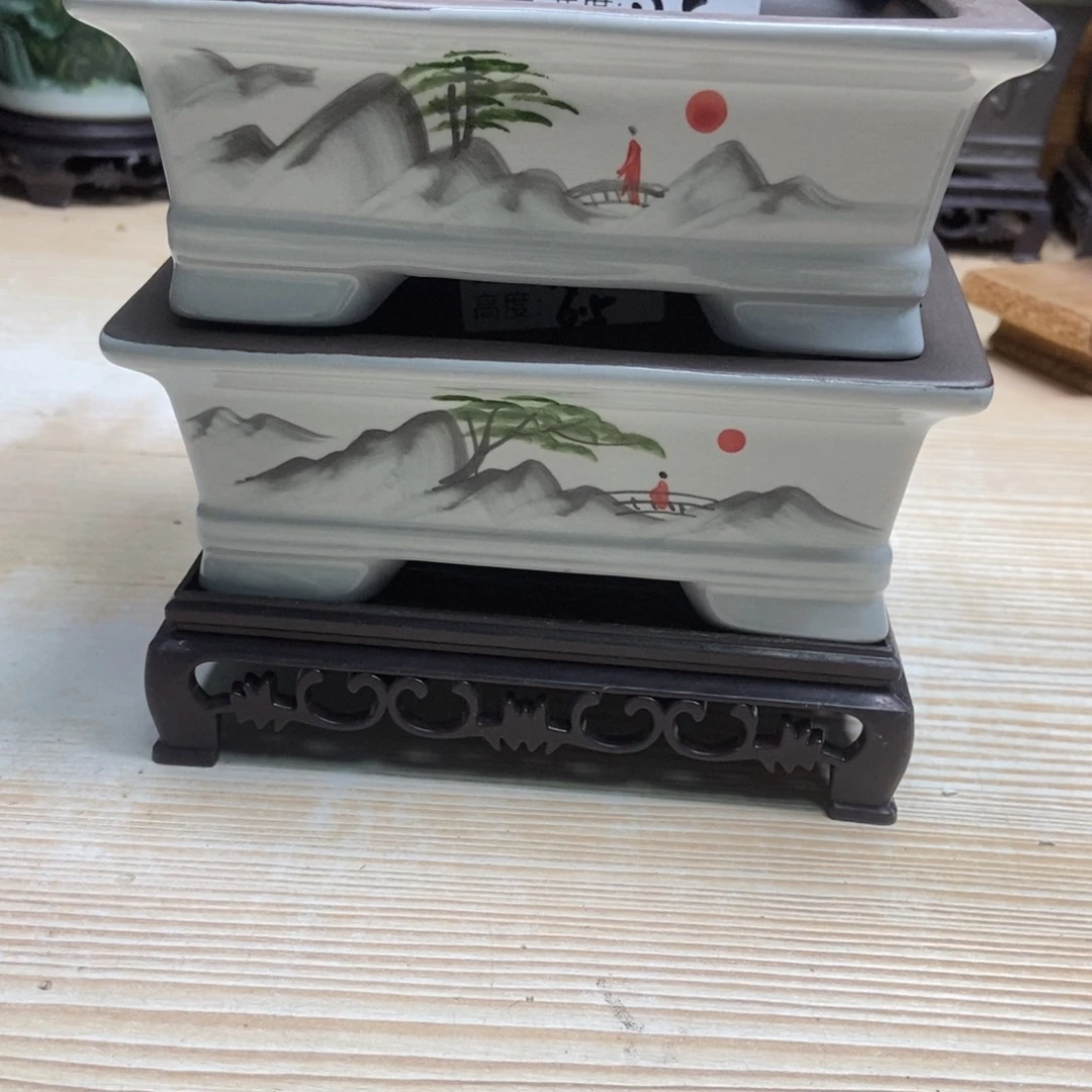 瓷片陶瓷花盆陶瓷艺术