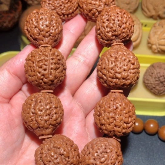 文玩核桃把件五瓣金刚手串