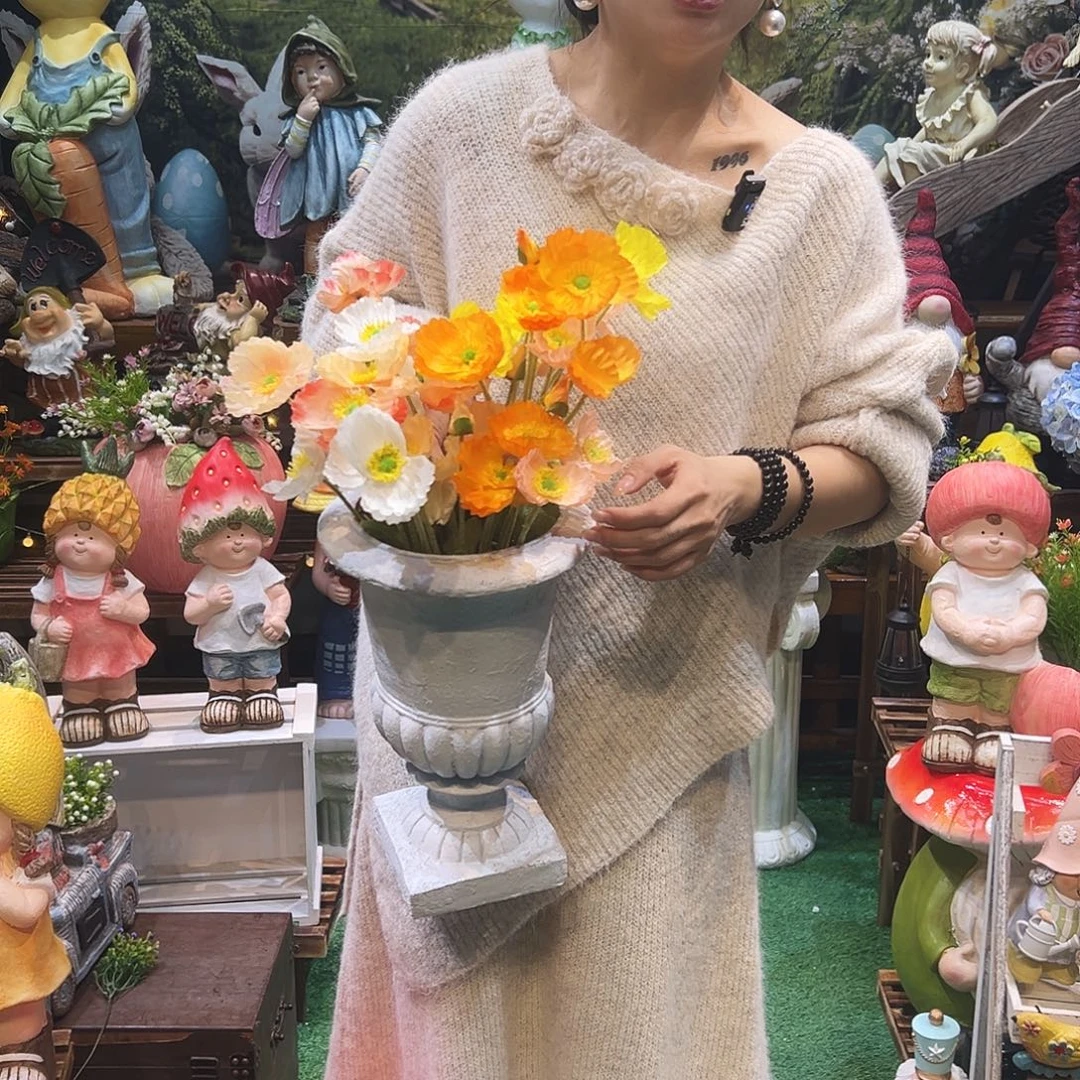 花园摆件红红火火