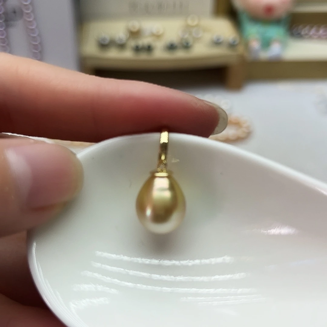 颈饰银S925镶嵌海水珍珠