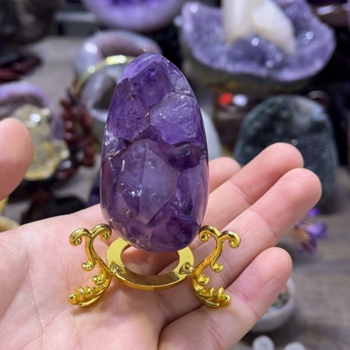 紫晶摆件未镶嵌摆件