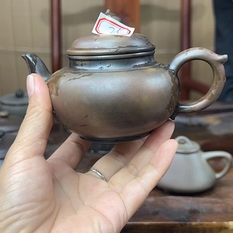 橙***～戬谷龙窑柴烧茶壶25