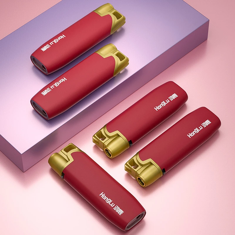 防风打火机金属斜打耐用批发定制订做印字红色2025年新款