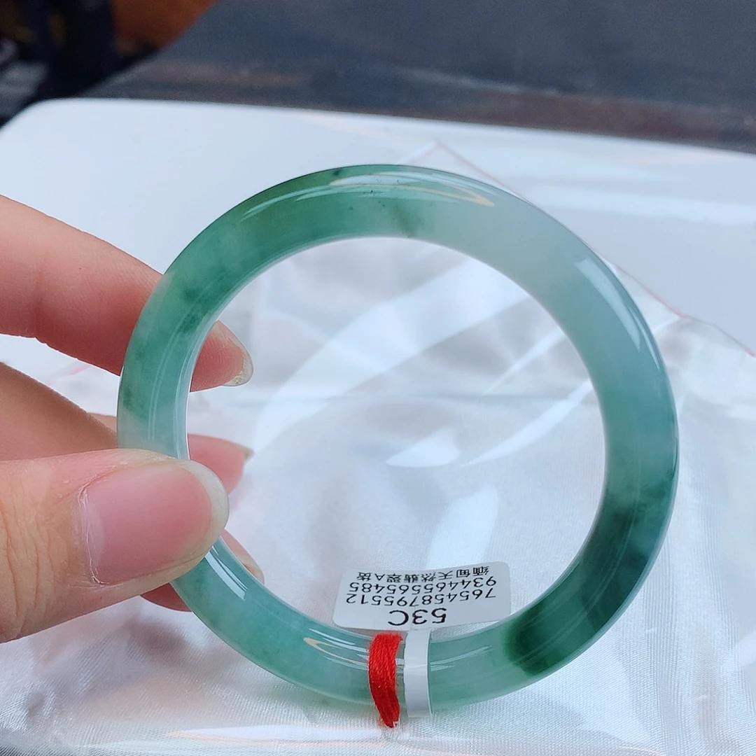 翡翠手镯未镶嵌天然缅甸翡翠A货手镯