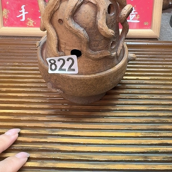 纯手工制作粗陶茶具
