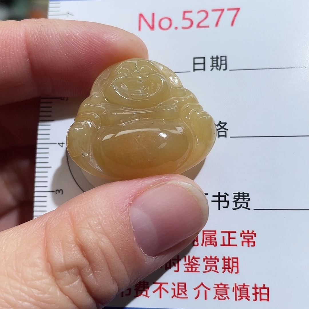 翡翠未镶嵌挂件5277