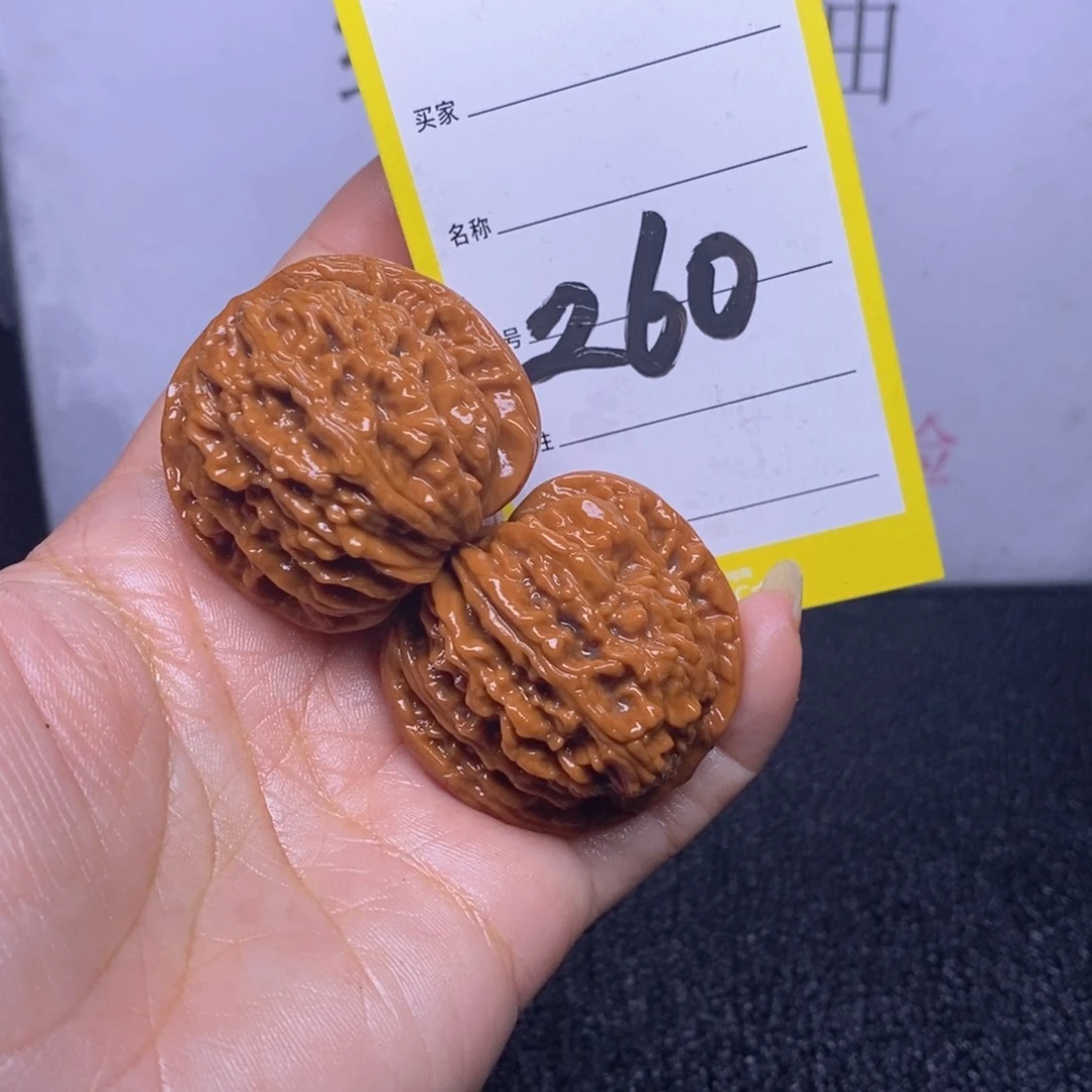 文玩核桃把件260/39四座楼