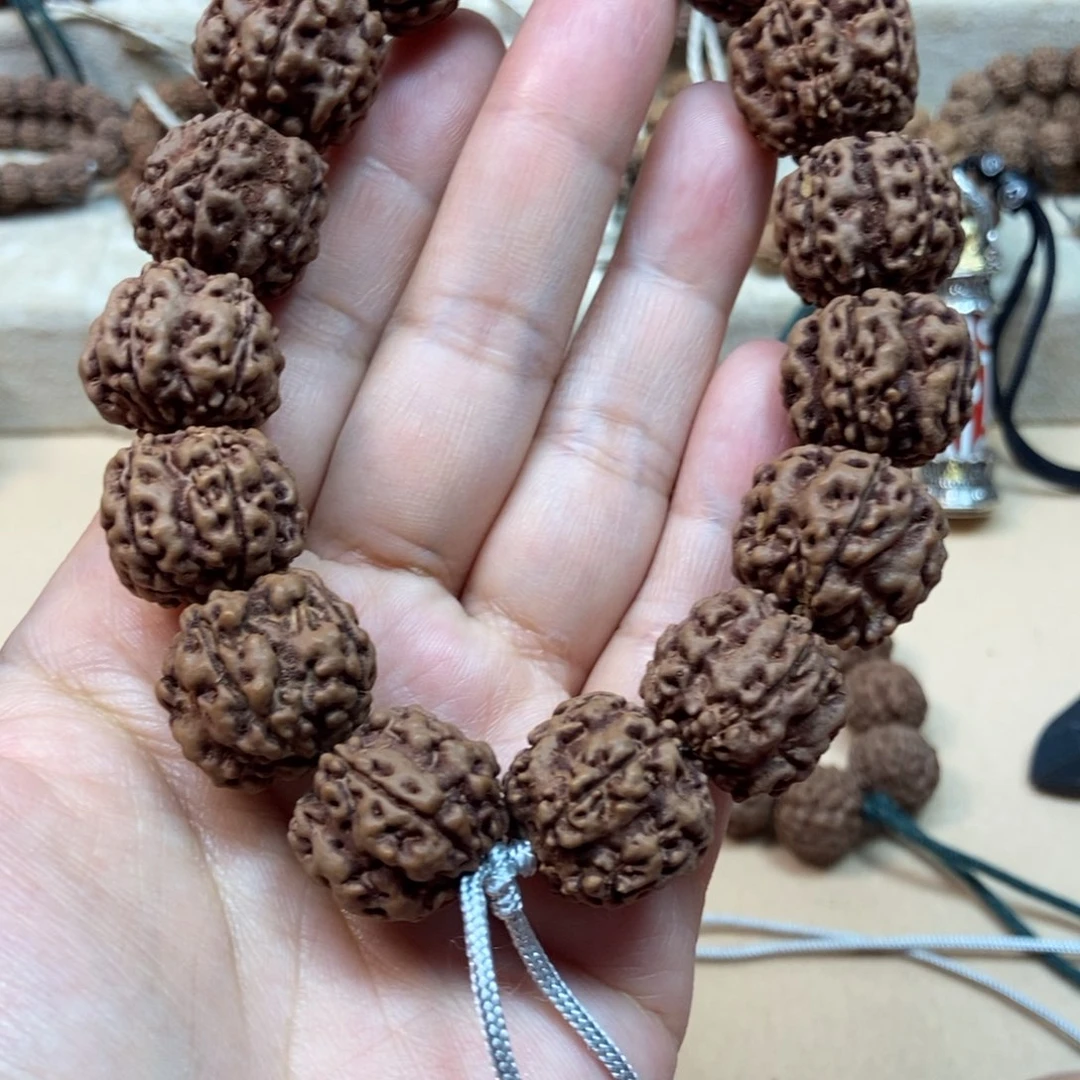 金刚菩提吊坠二挑老树方印梅花单圈