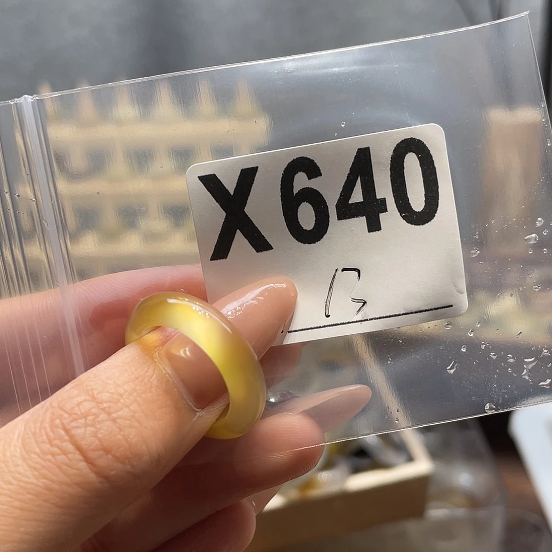 玛瑙/玉髓未镶嵌戒指640