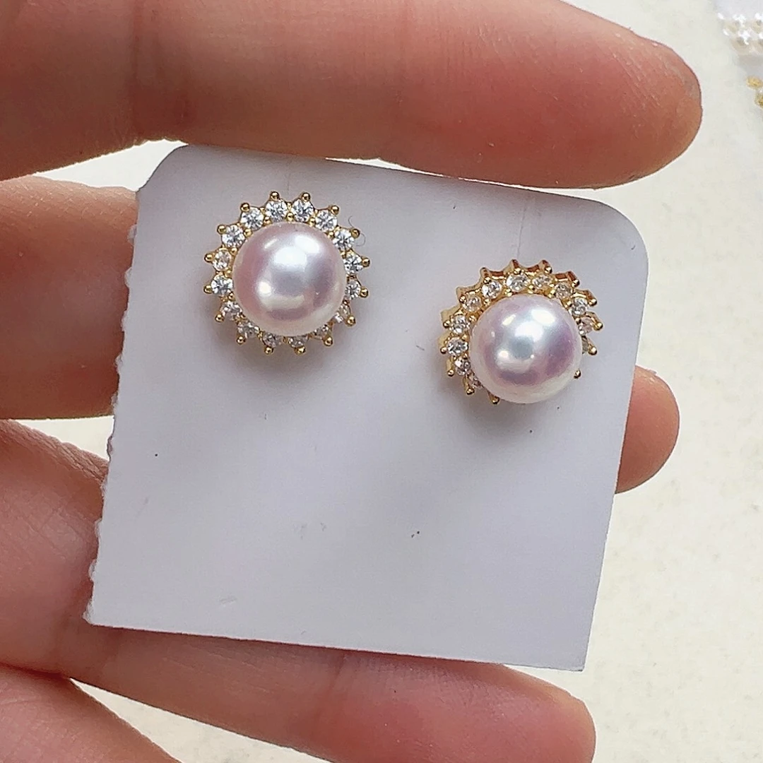 淡水珍珠耳饰未镶嵌