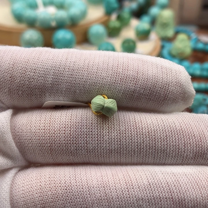 绿松石未镶嵌珠宝奇石8mm