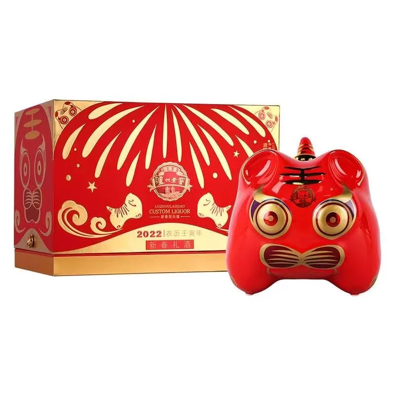 泸州老窖【酒水节】虎年生肖造型酒 浓香型52度白酒52度1200ml