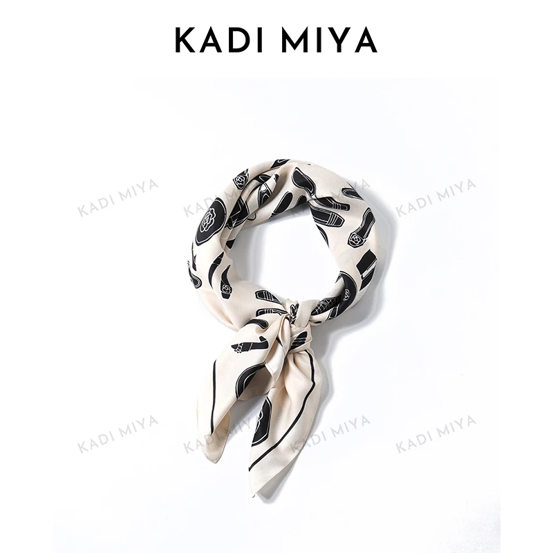 KADIMIYA时尚气质方巾丝巾桑蚕丝丝巾