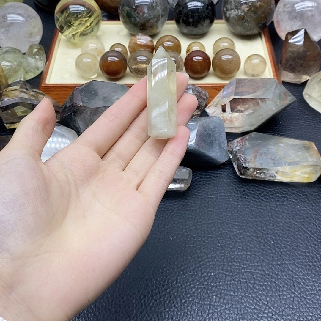 未镶嵌水晶珠宝半成品329水晶石