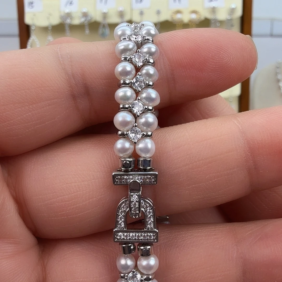 未镶嵌淡水珍珠手链