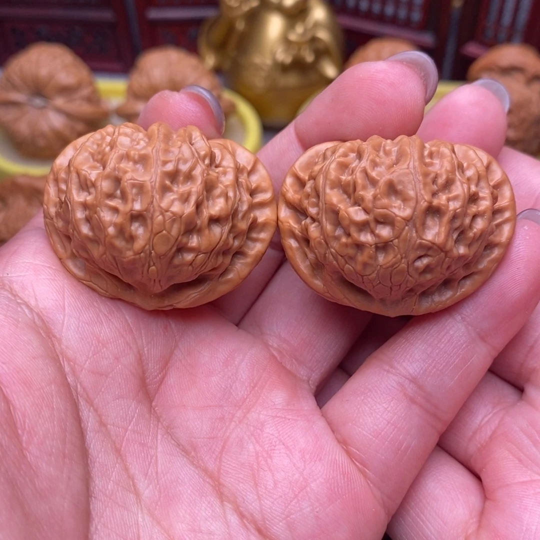 文玩核桃把件精品小宫灯38全品