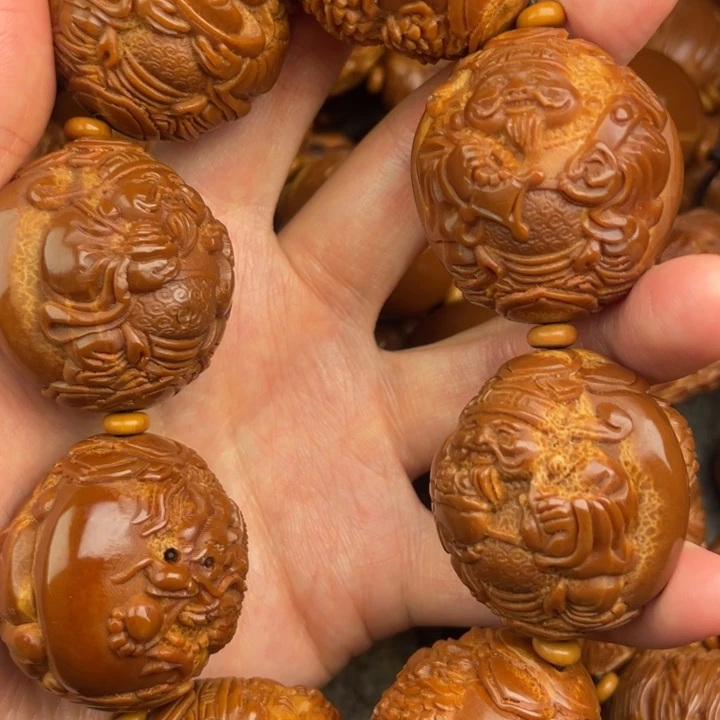 书***记橄榄核吊坠橄榄核