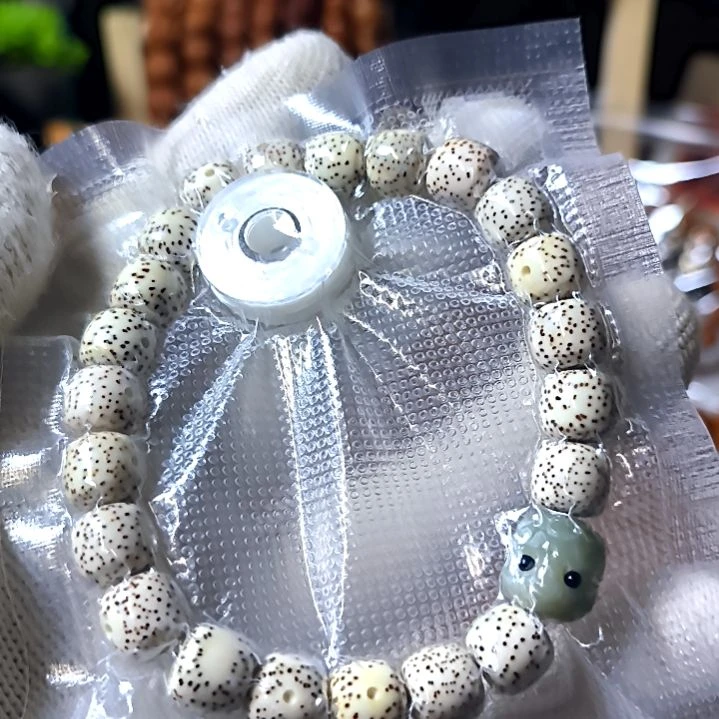 桃核手串原生态星月老型