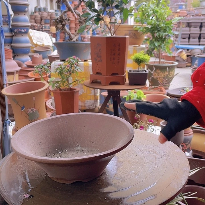 紫砂宜兴紫砂花盆64