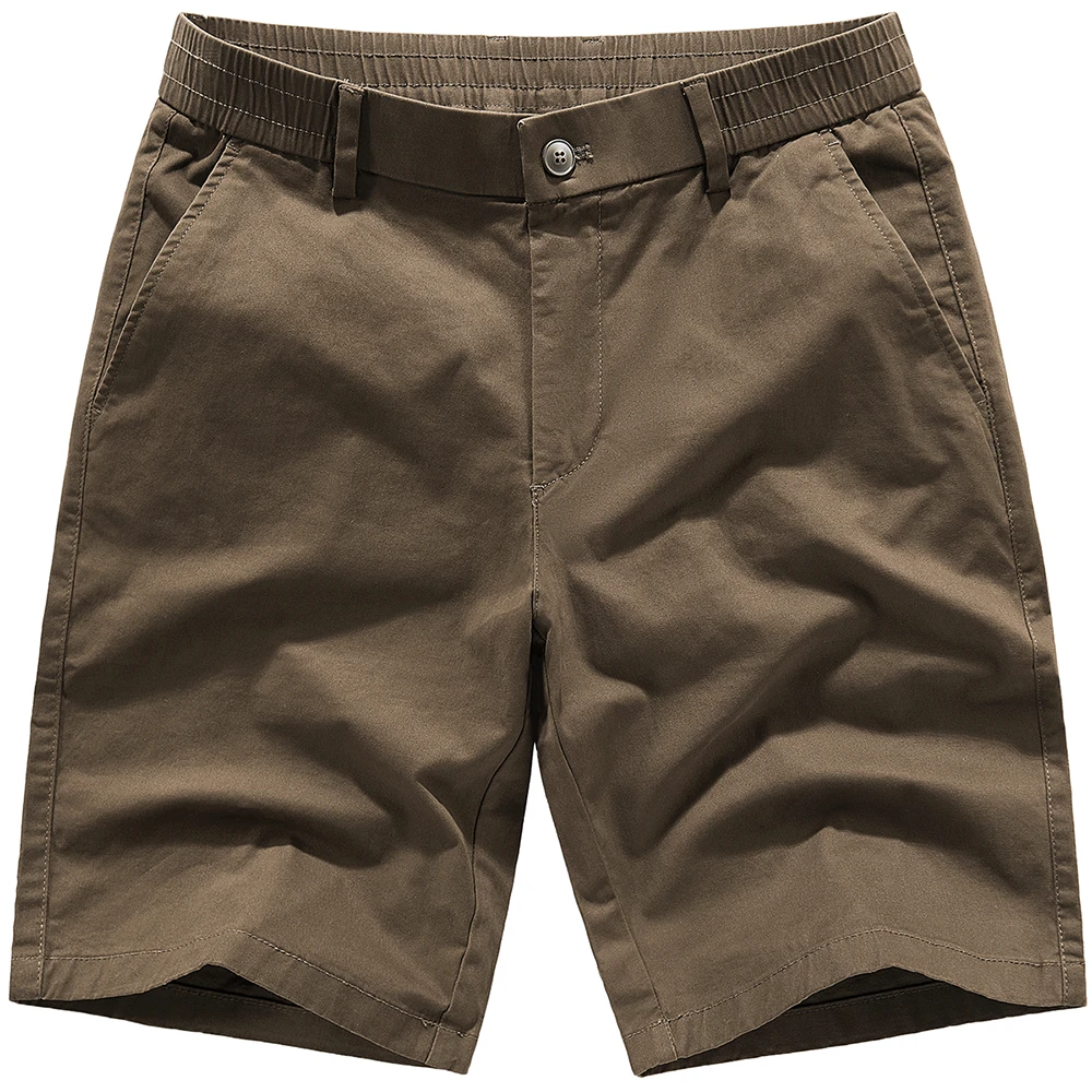 老爷车大码松紧腰男士短裤男薄款青年休闲中裤男装夏季宽松五分裤