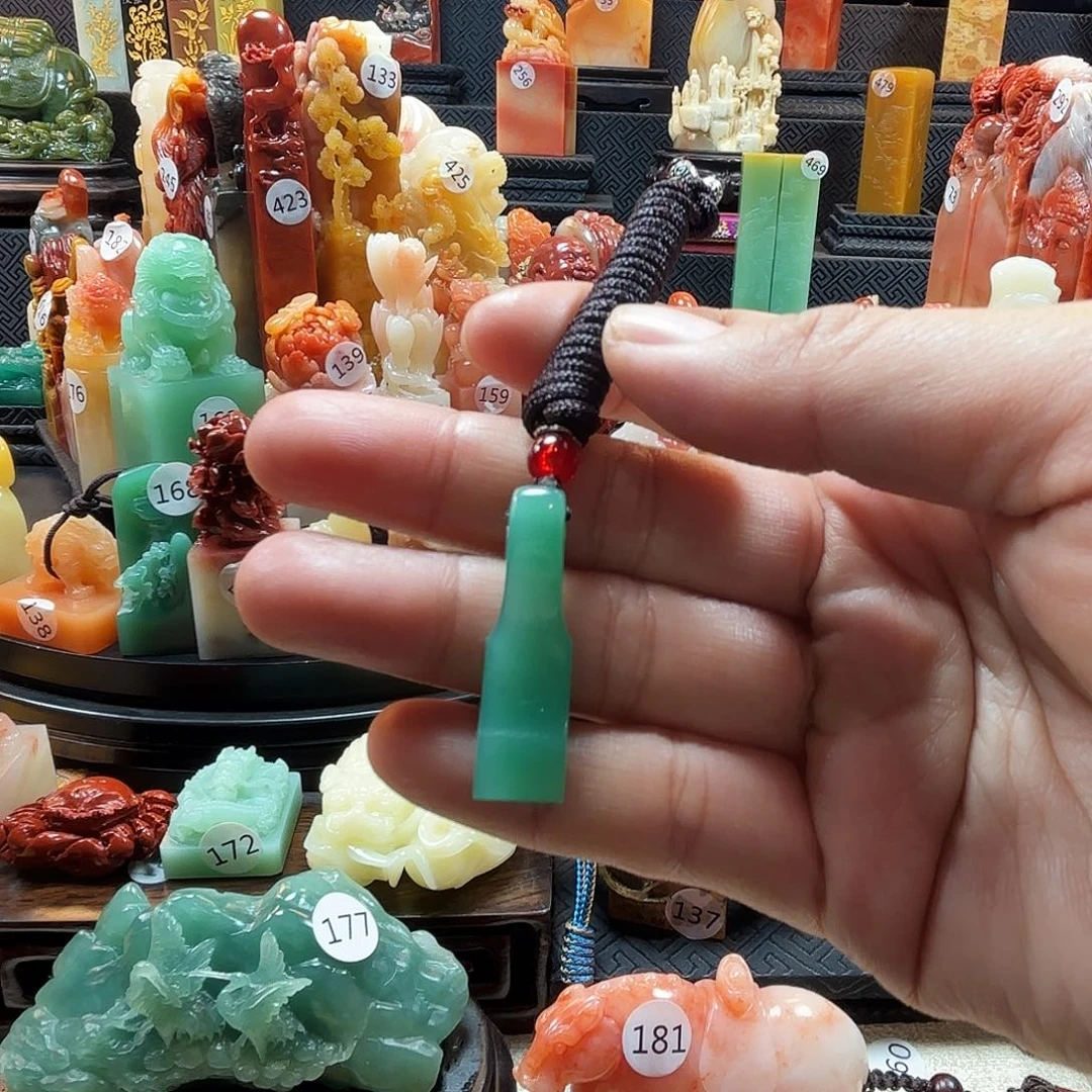 印石寿山石竹节雅安