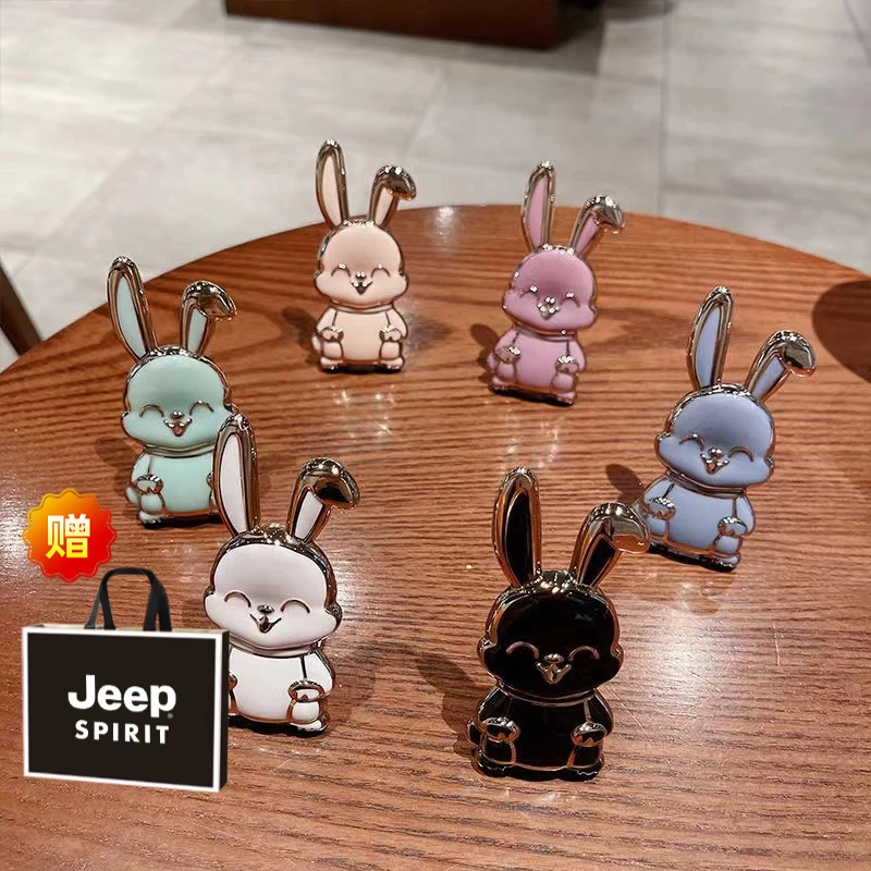 卡通可爱兔子新款简约厚男百搭优雅高级感上衣复古夹克