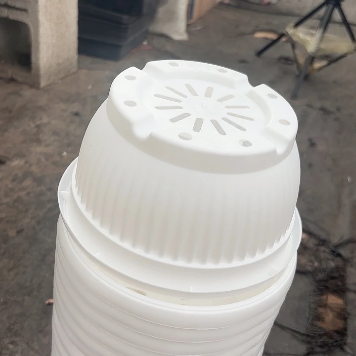 180白色聚宝盆口16公分13个