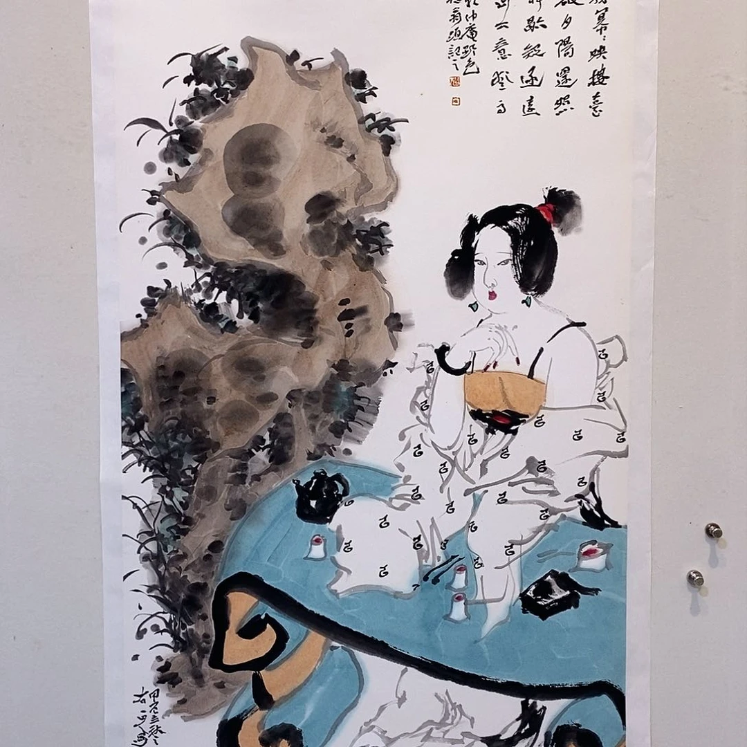 国画白也夫国画作品