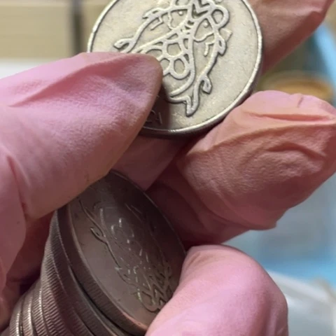 其他普通金属双鱼币单枚。。。。。。。。