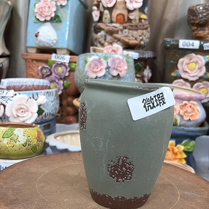 红陶你粗陶多肉花盆