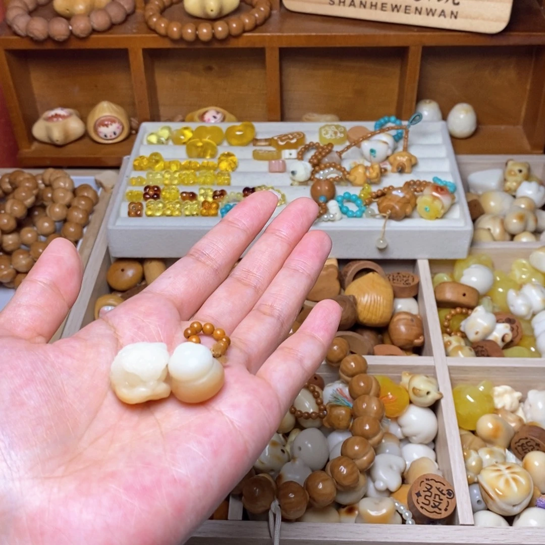 常***金猴头核桃手串醒狮葫芦棕跑