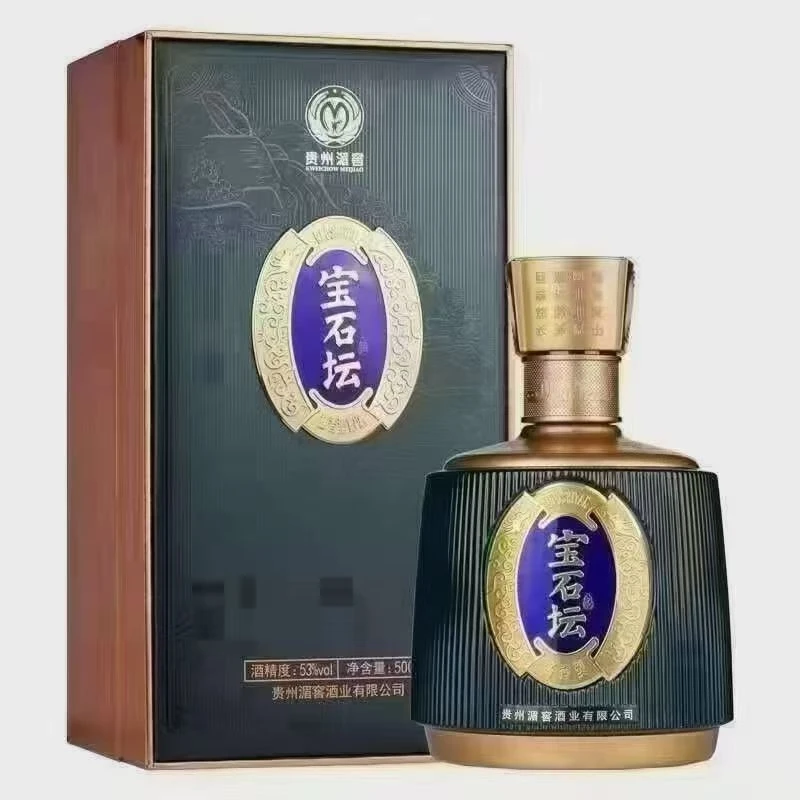 湄窖宝石坛酱香型高度白酒53度500ml53度