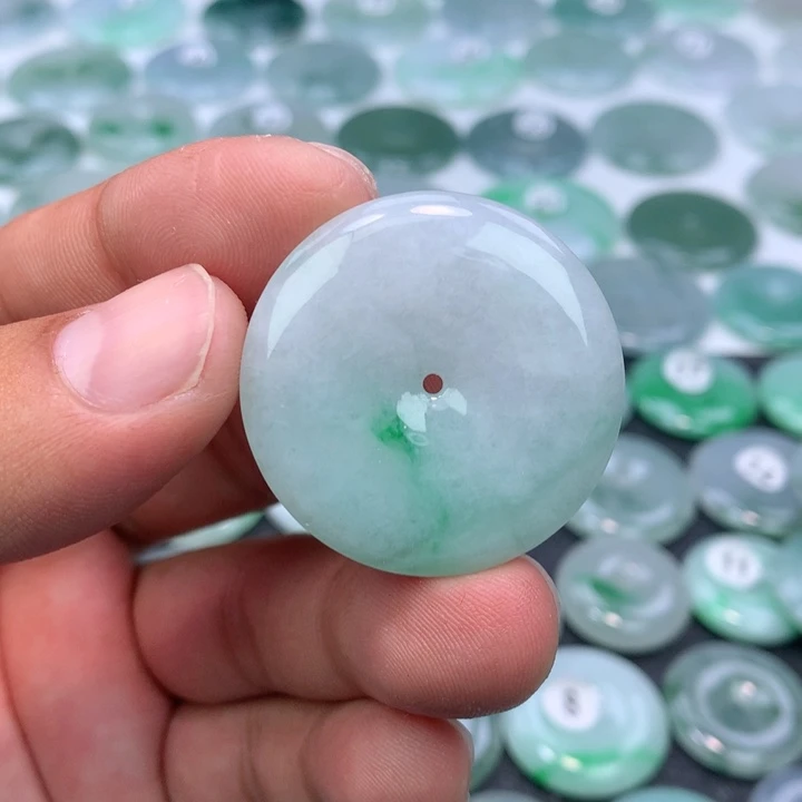 颈饰未镶嵌翡翠缅甸天然A货翡翠34.8-5.9