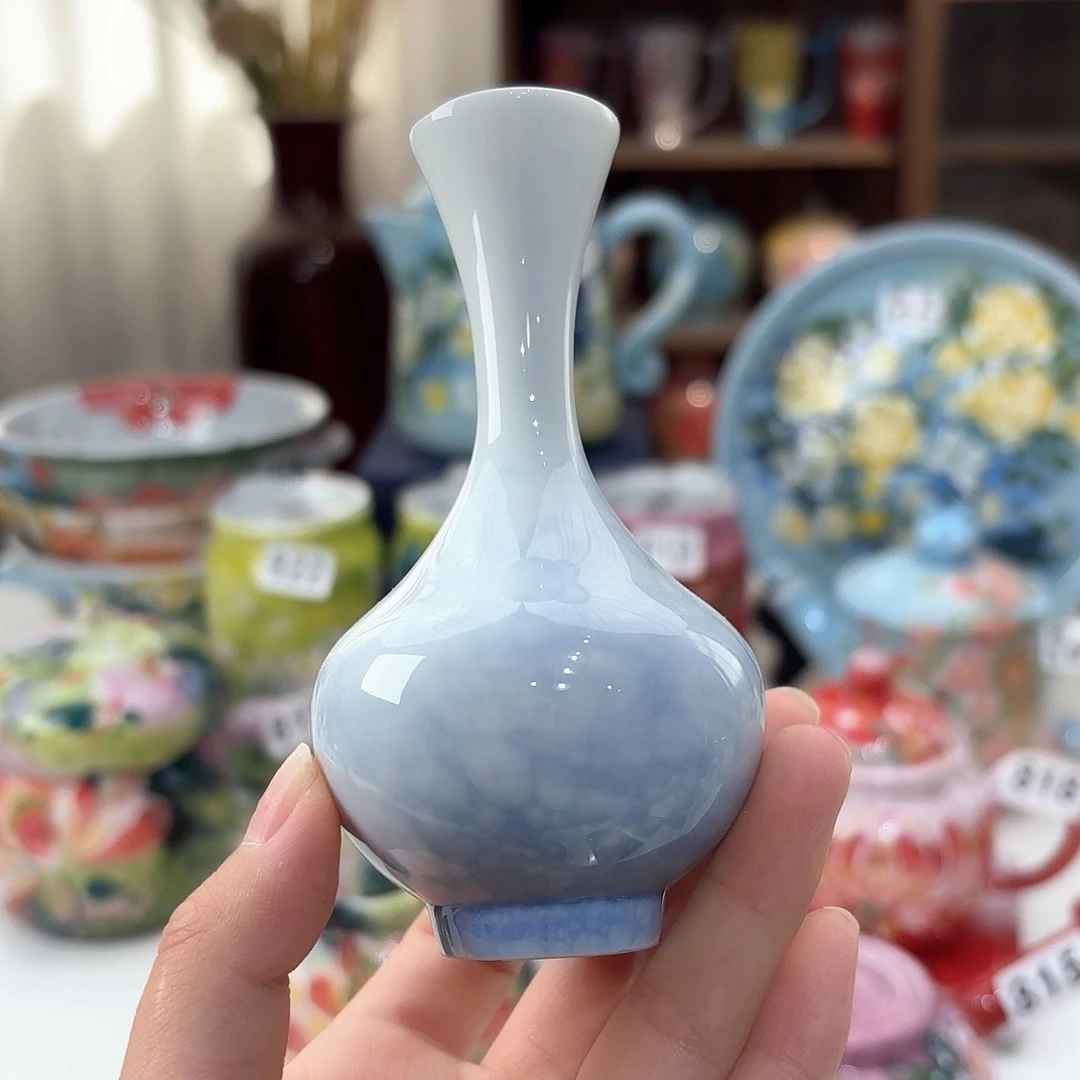 景德镇手绘高温釉下彩陶瓷茶具