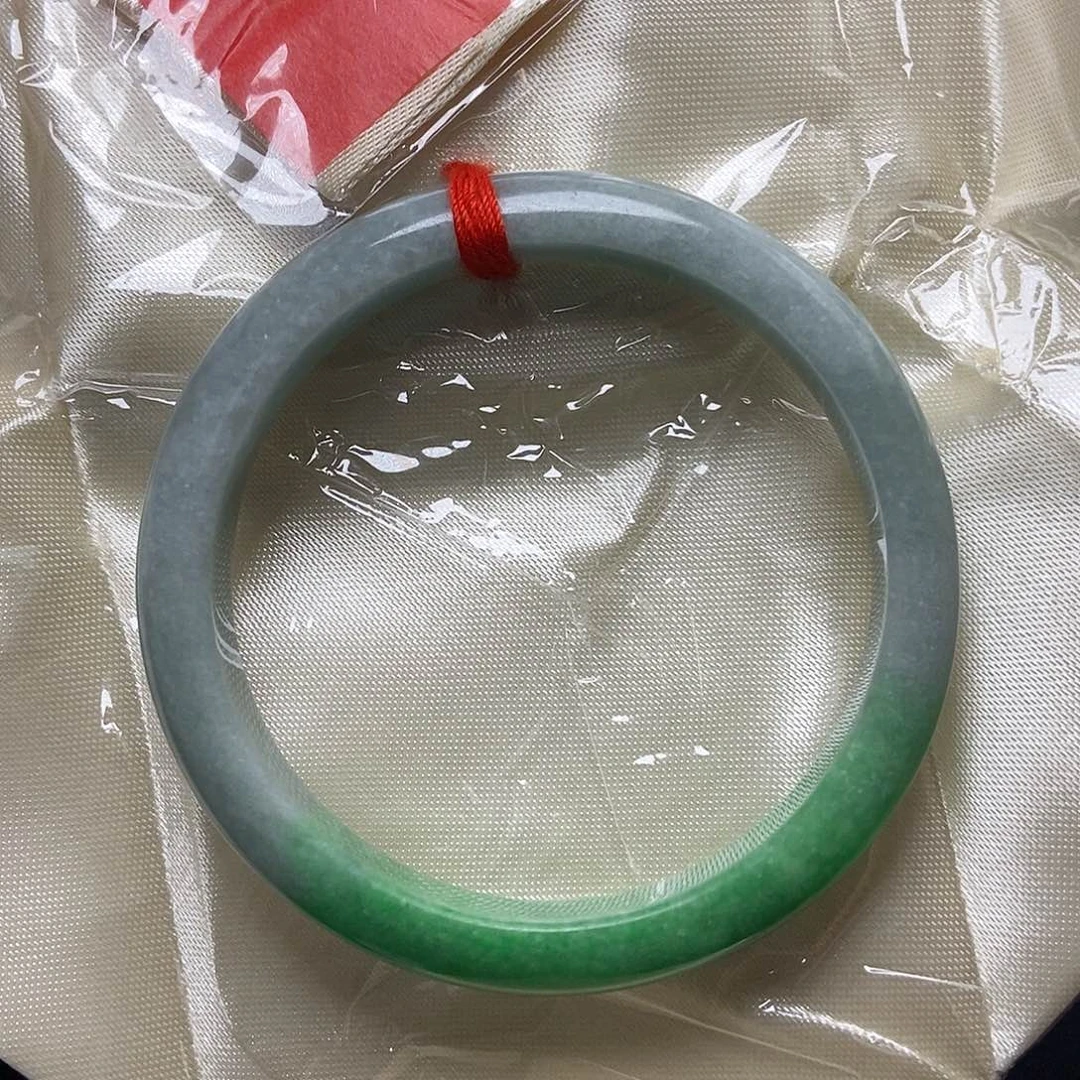 翡翠未镶嵌手镯58.8圈
