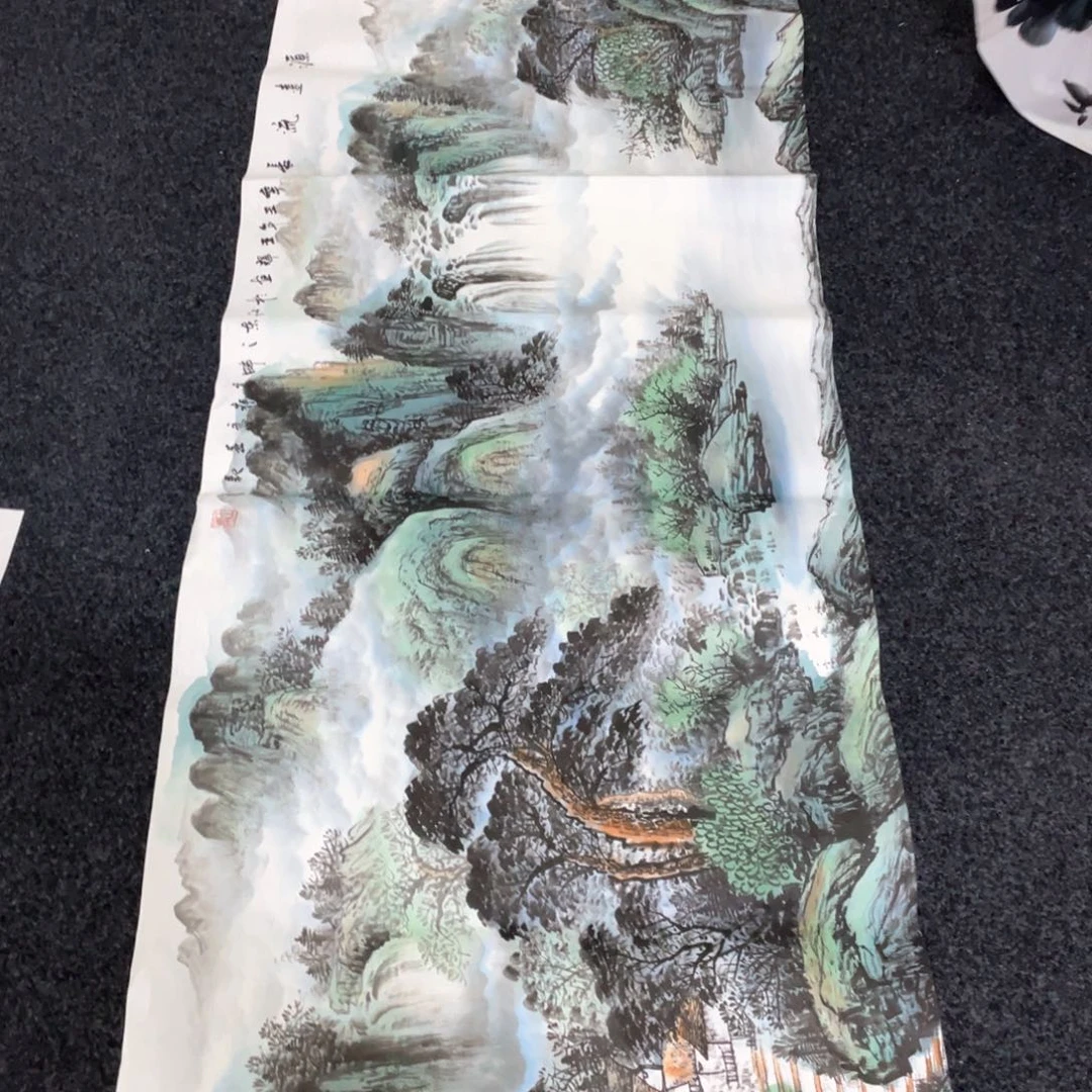 国画国画作品画心一张