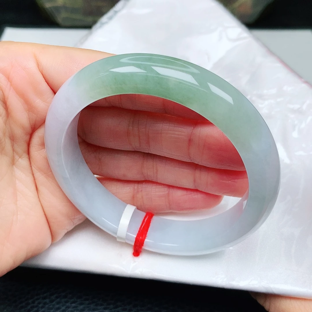 未镶嵌手镯翡翠半山水8