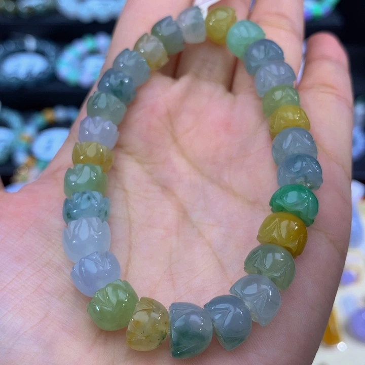 未镶嵌手链翡翠翡翠