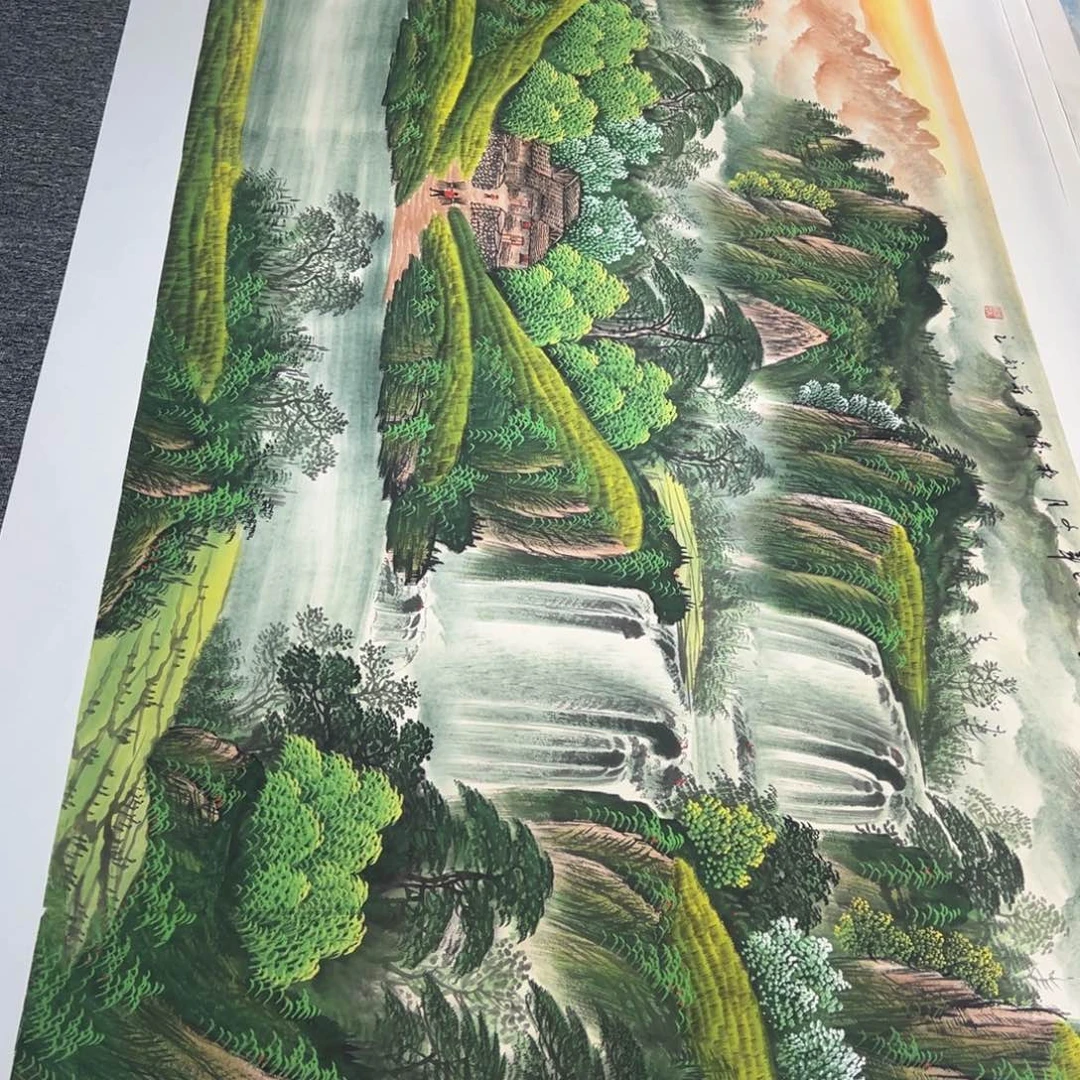 手绘作品新年大漏