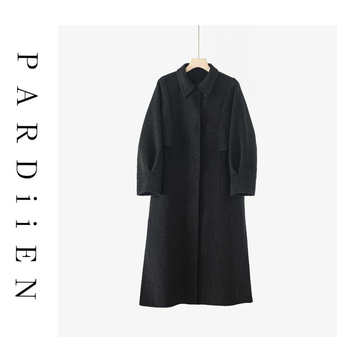 【北总严选】帕迪恩翻领腰带长款大衣25PD-25212