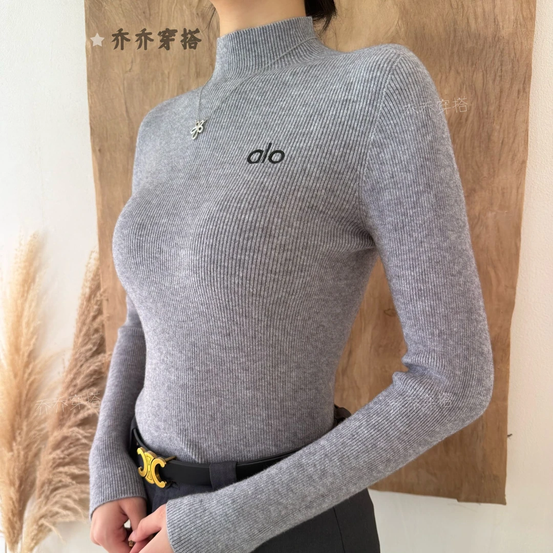 秋装新款网红洋气时尚炸街高级感女装针织衫毛衣可外穿刺绣打底衫