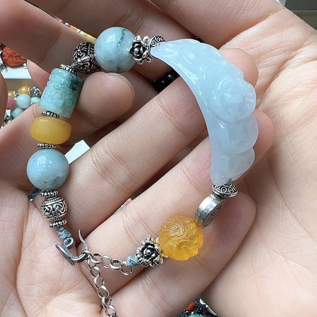 翡翠戒指未镶嵌炸