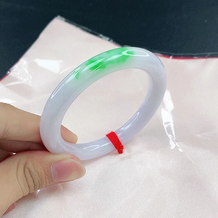 翡翠未镶嵌手镯圈56.2。04012