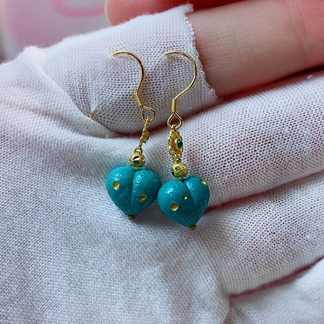 未镶嵌绿松石珠宝奇石