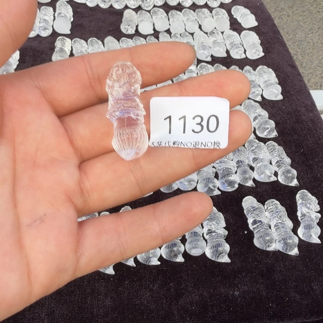 烟晶手链未镶嵌胡*胡白水